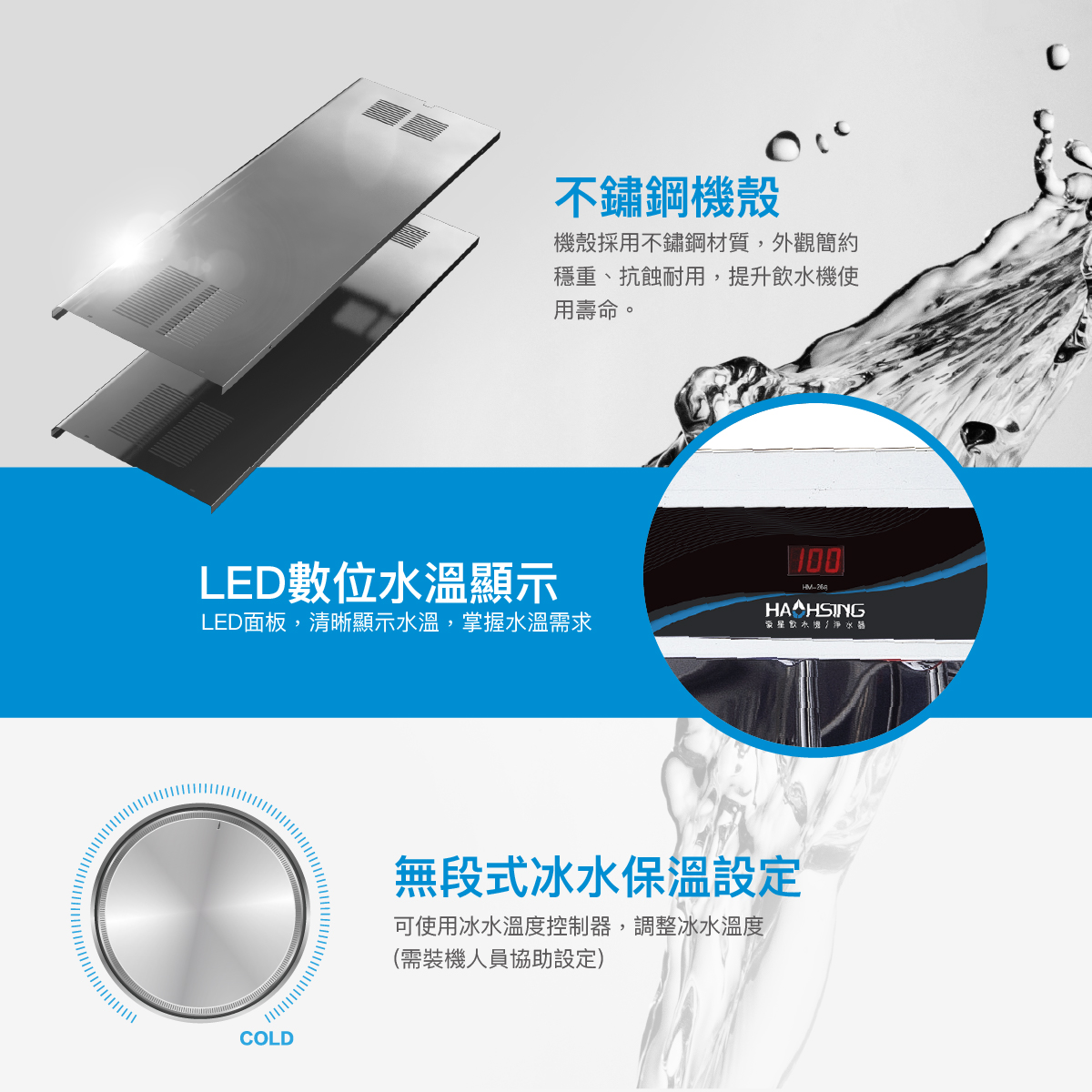 HM-2681 商用冰冷熱飲水機 原廠商品介紹第 3 張